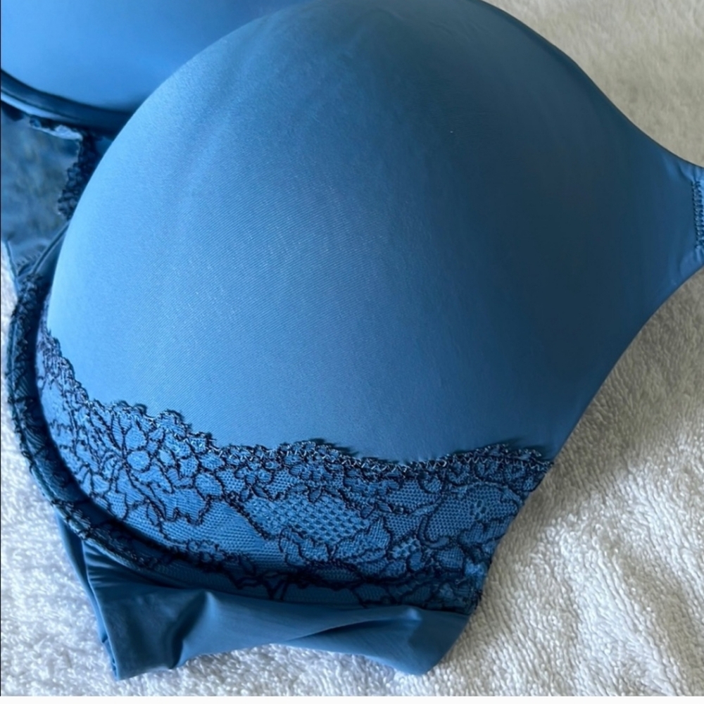 SOMA Lace Trim BRA underwire 38D very Nice Condition - Picture 3 of 5